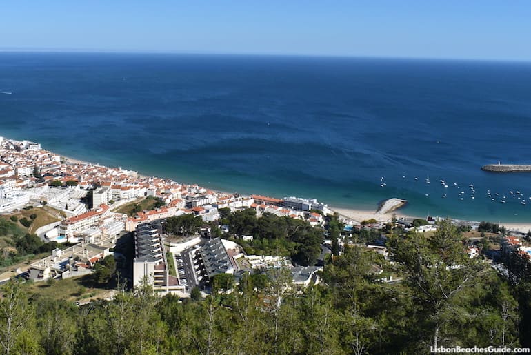 Vista de Sesimbra, Portugal